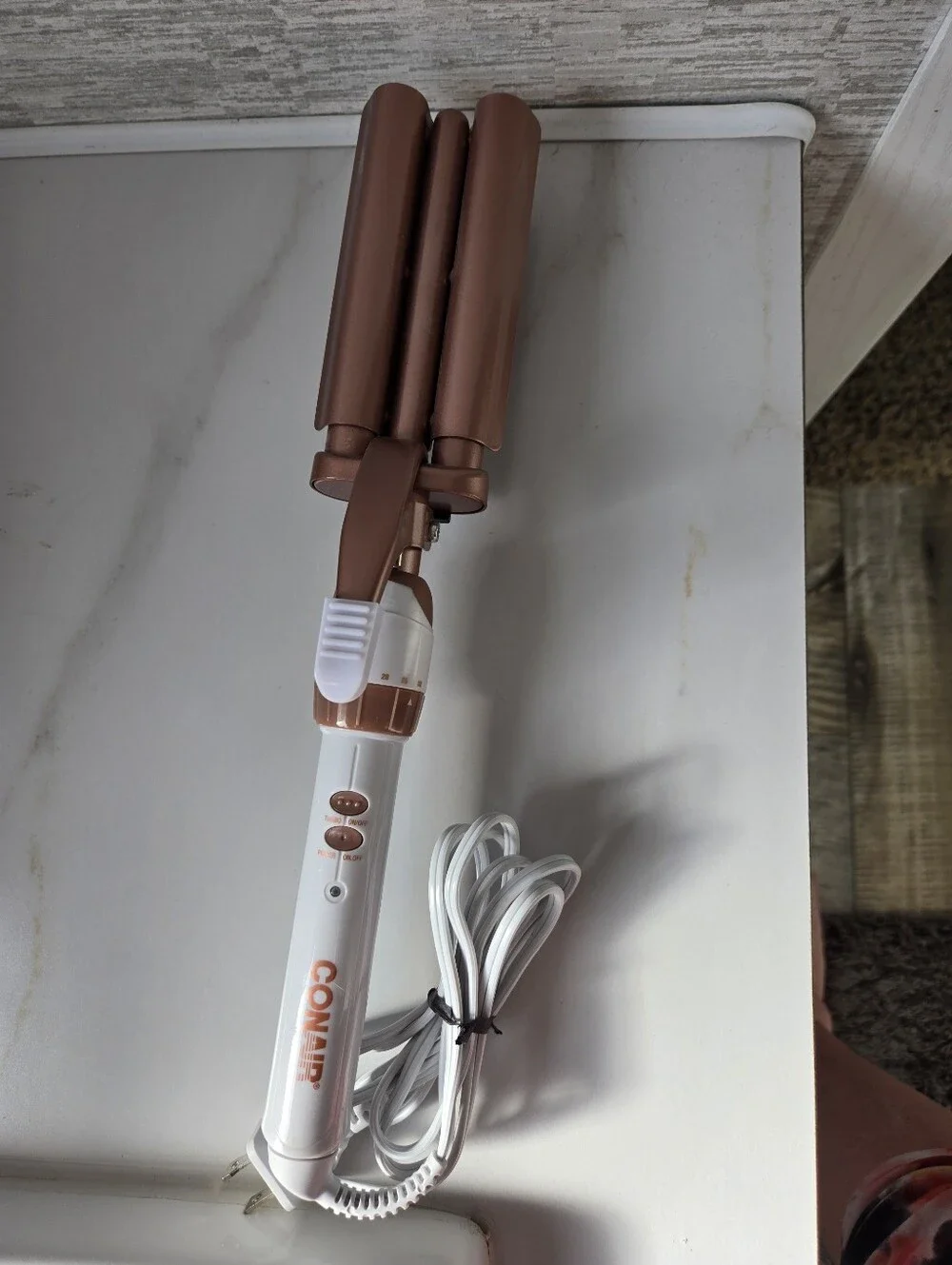 Conair Rose Gold Triple Barrel Waver